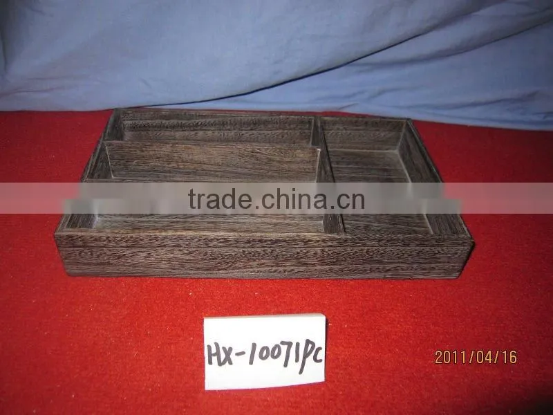 healthy multi-purpose wooden tray,food tray