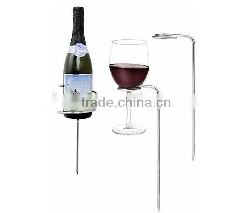 Decorative beach metal wire cute bottle cup Storage Holders & Racks