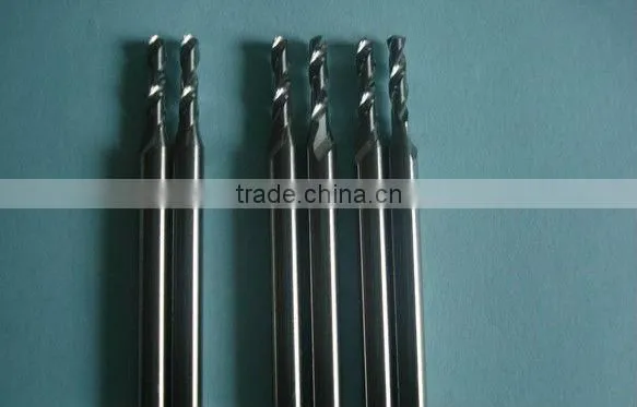 high quliaty aluminum end mill with various sizes for aluminum substrate