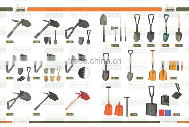 munitions portable pickaxe shovel