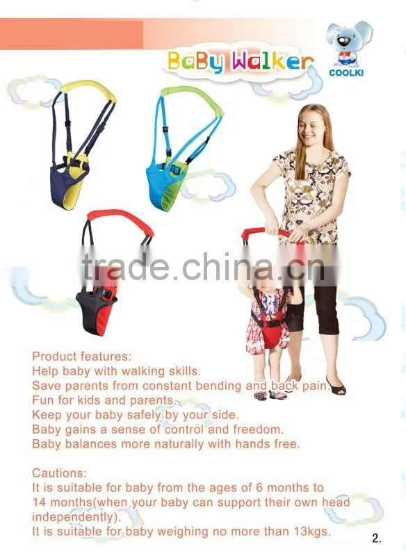 Baby todllers belt for learning walking,cotton baby walker