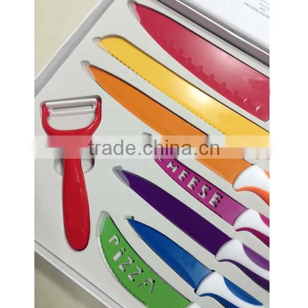 KN-9741 Set of 7 non-stick knife