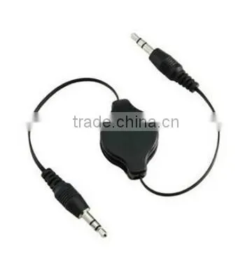 Aux audio retractable line for iPhone,Samsung,ipod
