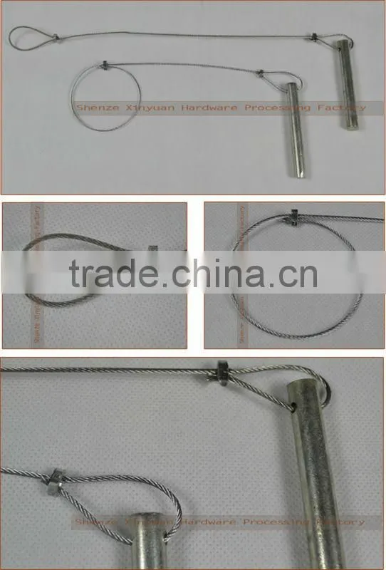 support pin with wire