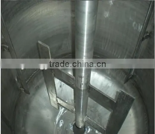 Stainless Steel Chemical Reactor With Heating Jacket And Cooling Inner Coils