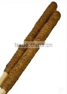 Coconut Pole for Plants & Flowers & PVC bamboo pole for decorative