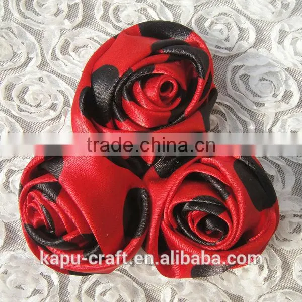 Cute handmade satin ribbon flowers bows rosettes