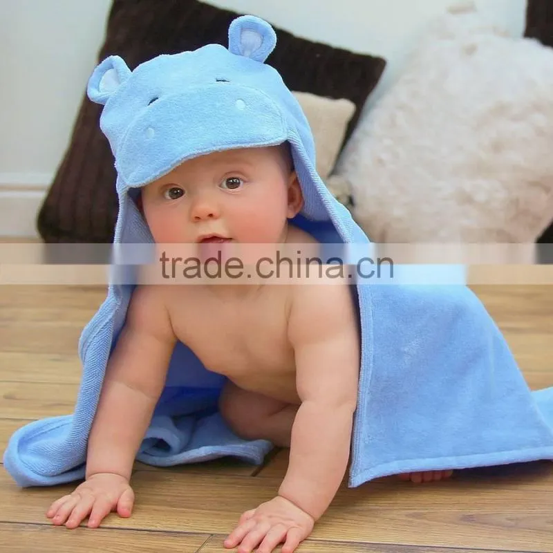 Custom Animal Design Fleece Fabric Baby Poncho Blanket