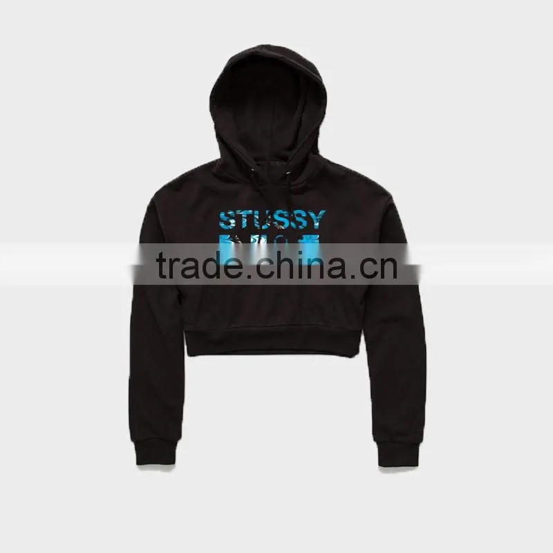 sweater with Long sleeve crew neck ladies sportswear