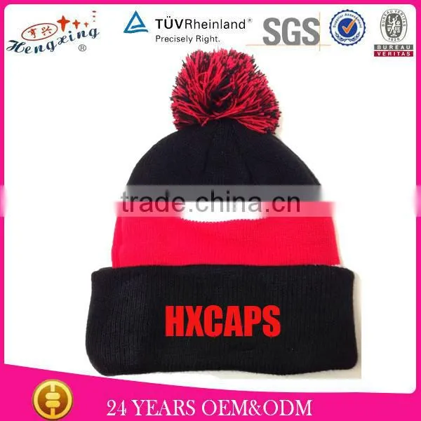 100% Acylic hot sale custom crochet knight helmet beanie