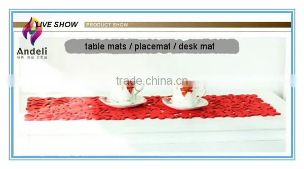 hot selling felt restaurant breakfast dinning table mats