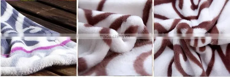 Soft And Fashion Microfiber Coral Fleece Blanket