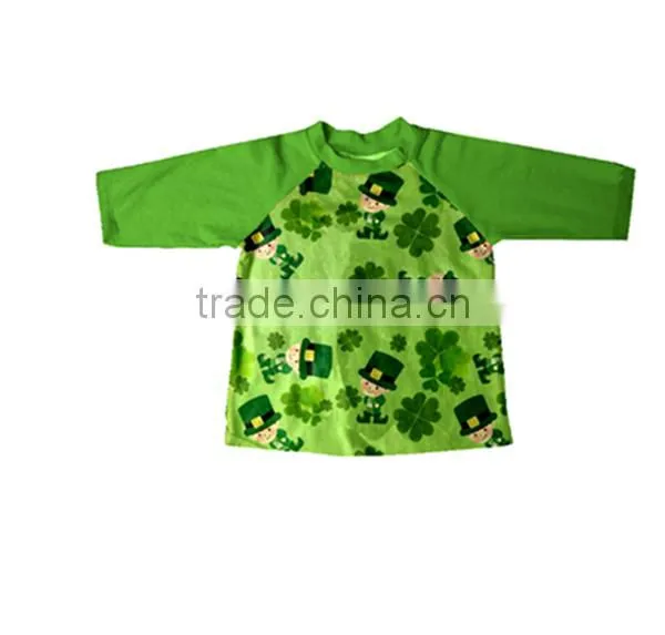 So cute!Relaxed and comfortable spring Cartoon party shirt kids shirt unique kids frock designs pictures
