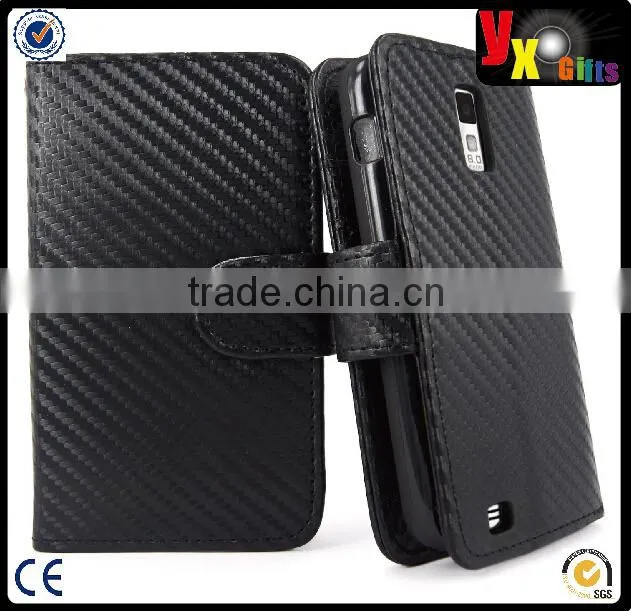 Wallet Case for Samsung Galaxy S2 T989 T-mobile Pu Leather Wallet Card Flip Open Case Cover Pouch