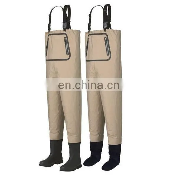 The latest high quality Breathable and waterproof chest waders fleece pockets for warm water
