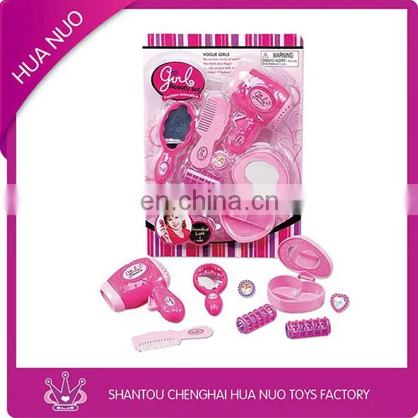 High quality beauty set kids haircut plastic toy