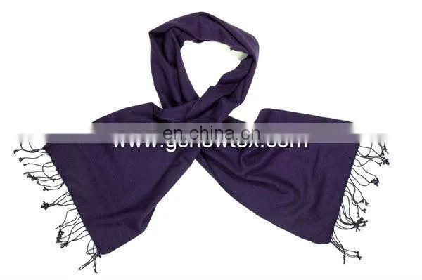 100% Viscose Solid Pashmina Scarf