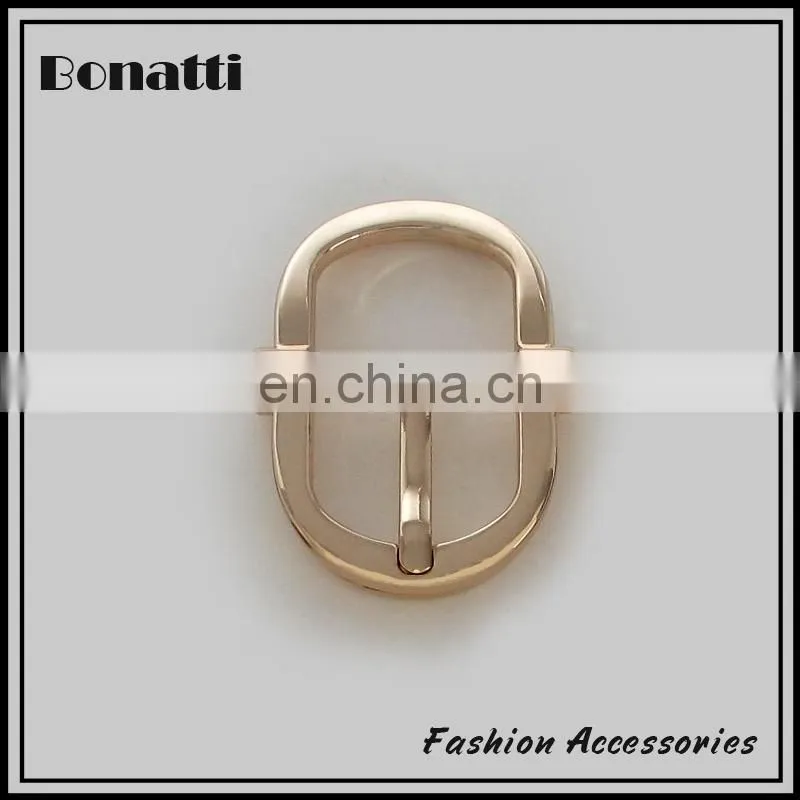 casual style bronze metal roller bag buckles