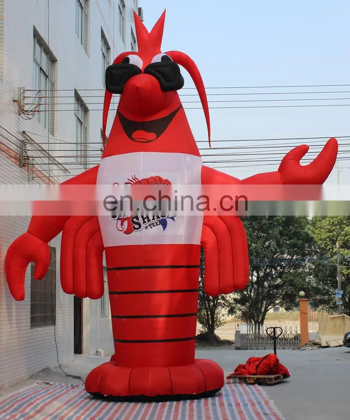 2017 Hot sale inflatable inflatable lobster for outdoor advertising