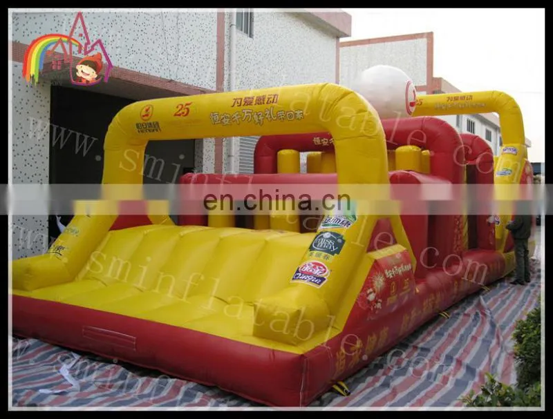 Boot Camp Inflatable Obstacle course mega Challenge obstacle kids obstacle course