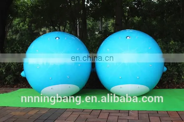Floating water event inflatables type water blue inflatable buoy