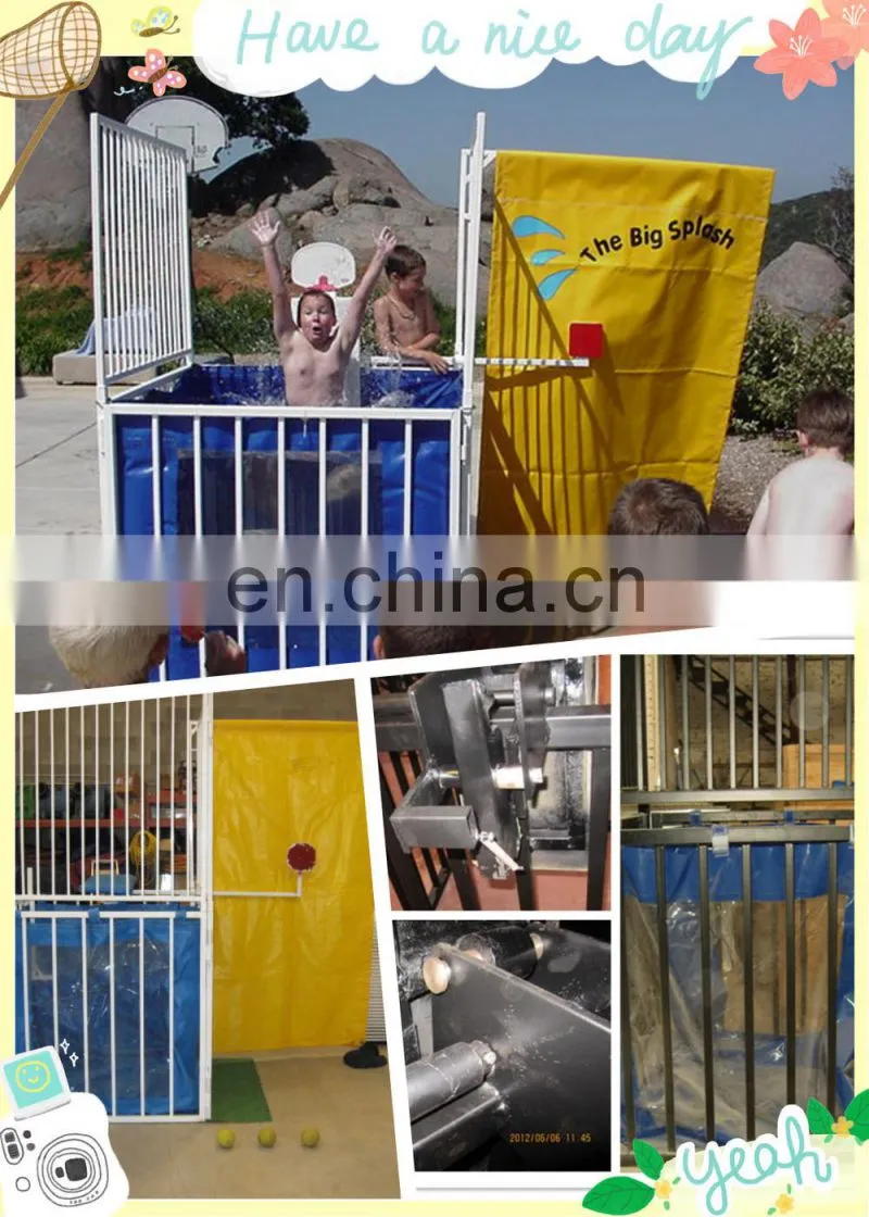 Water inflatable dunk tank for sale from Guangzhou