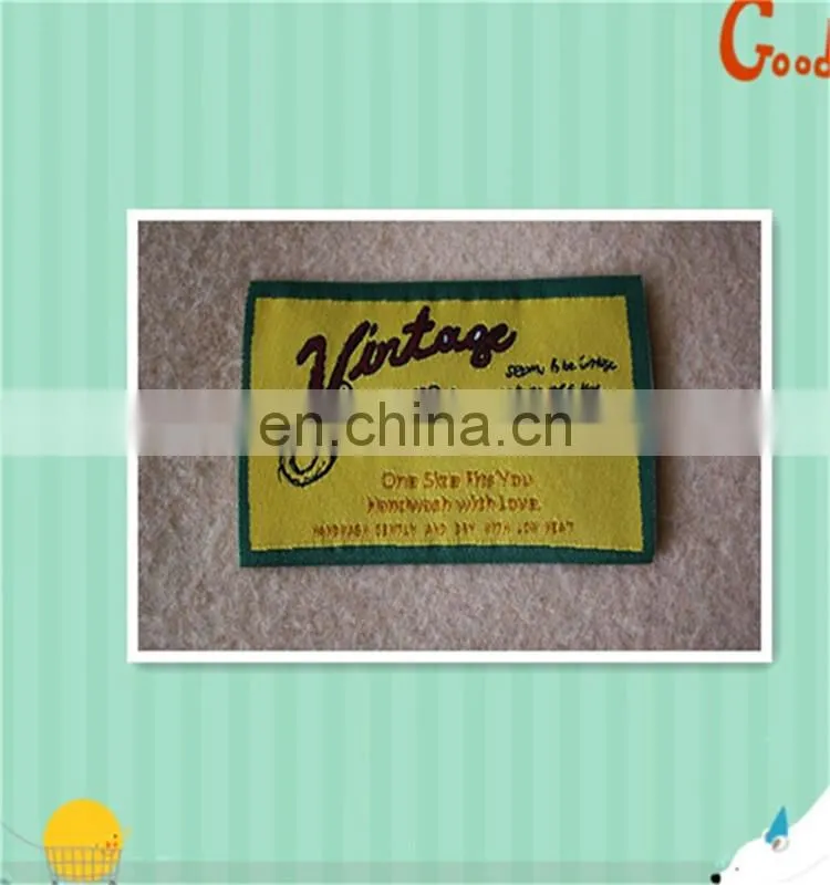 High quality woven labels woven patch