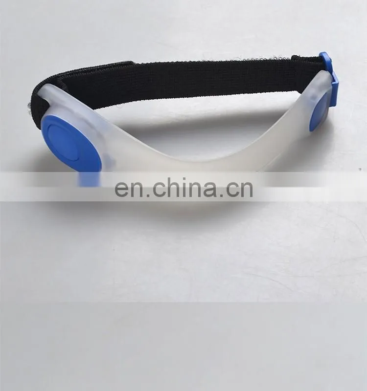 The movement arm tied Leggings with silica gel lamp safety warning lamp, running light ring reflective led belt light