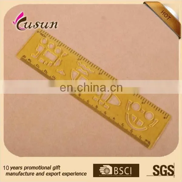 Factory direct sales Quality custom 15cm plastic scale ruler for promotion