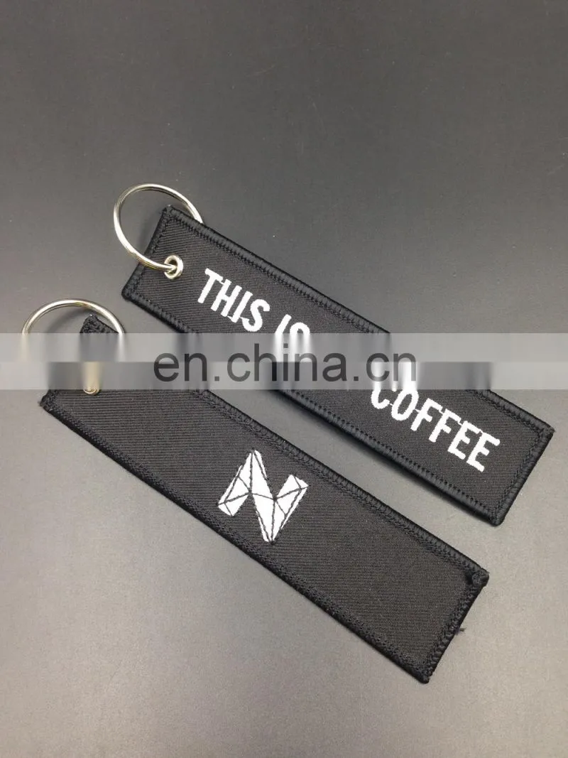 Custom Patches embroidery custom key chain with logo