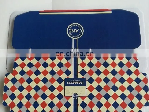 Wedding cake boxes with handle