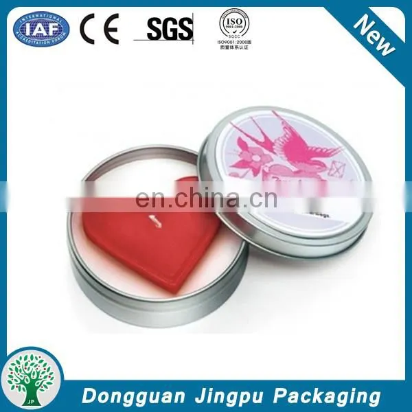 Top packaging printed seamless custom tin box