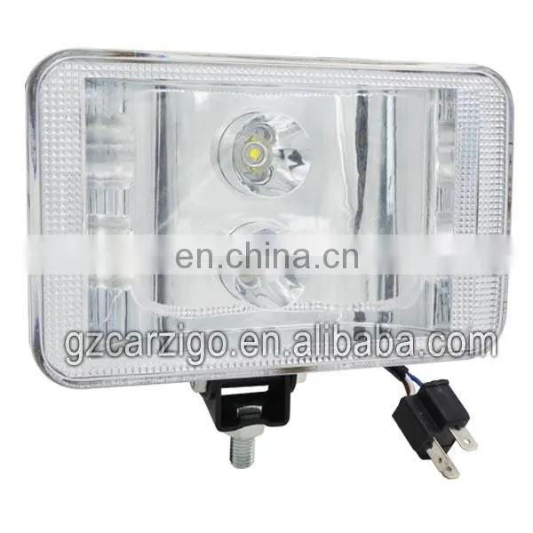 guangdong led Customized 4X6" semi truck headlamp with lowered/ Upper beam for Truck,heavy duty