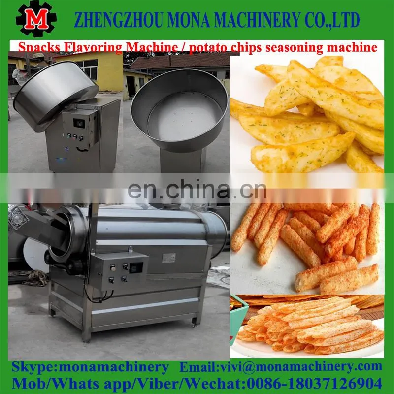 mixed and seasoning machine / fried potato chips seasoning machine