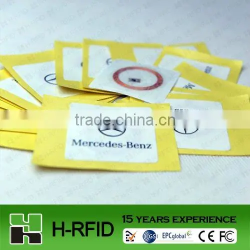 15 years exprience 125khz LF paper tag supplied for Mercedes-Benz