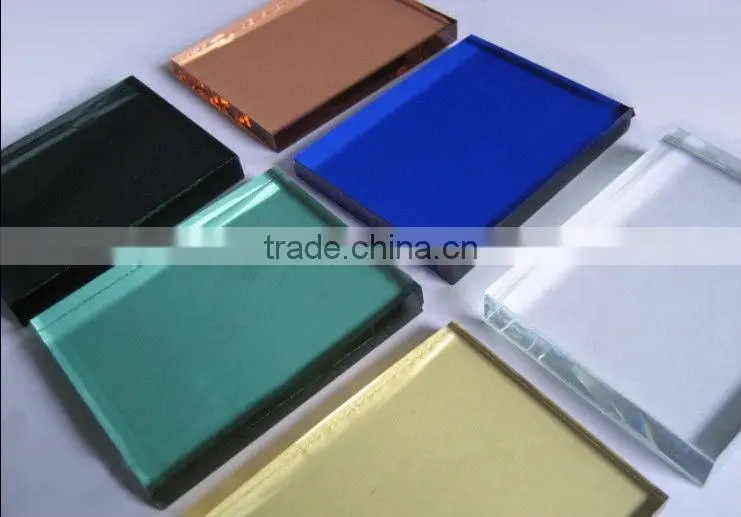 3-19mm Coated glass Accredit ISO9001&CE certificate