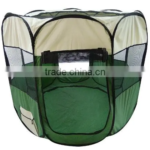 Two-Door Pop Up Pet Exercise Playpen Kennel