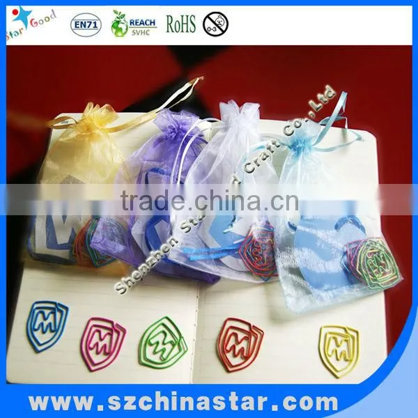 Colorful shapes paper clips promotion gifts