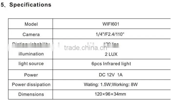 Android IOS Smartphone APP Remote Controlling Wireless WIFI Video Door Phone WIFI-602 with 315MHz Code-learning Doorbell