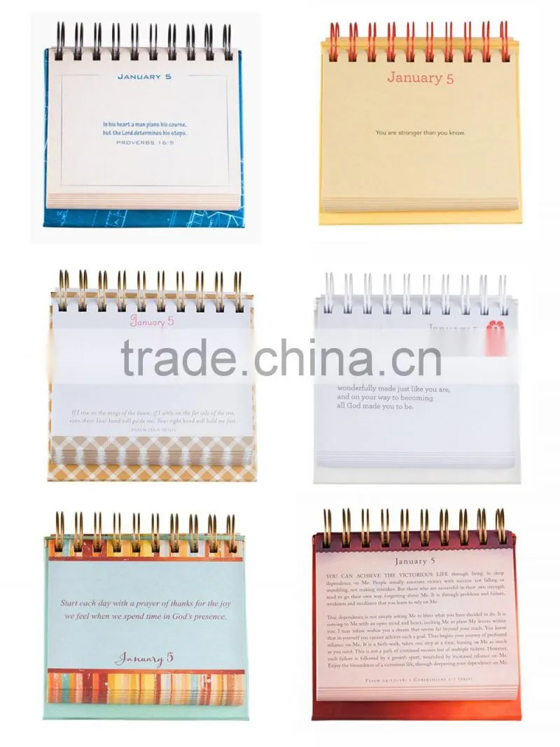 Custom personalized wall calendar printing in China