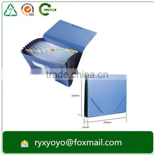 hot sale a4 size manila paper file folder with expandable pocket