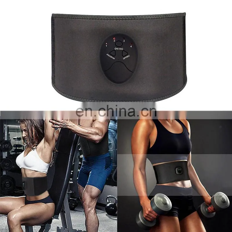 EMS Abs Trainer Belt Abdominal Muscle Stimulator Toner Fitness