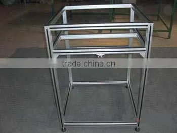 Hot Sales Anodized Aluminium Shelves Profile Framework For Goods Shelf With Factory Price