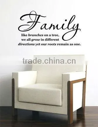 Children's height pvc wall stickers for sitting room