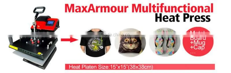The Newest 8 in 1 combo heat press machine for for mug heat press plate heat press garment heat press