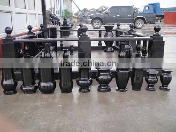 Shanxi Black Granite Vase