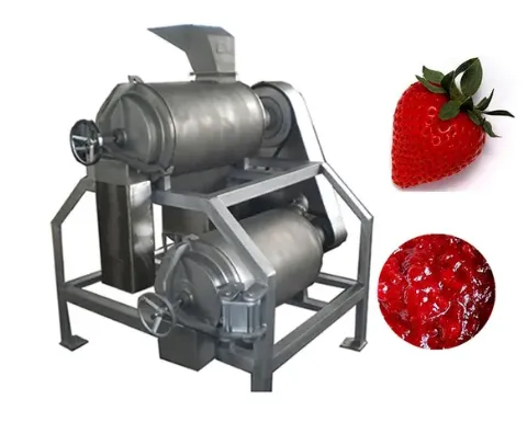 Large Capacity Single Channel Mango Fruit Pulping Machine Fruit Grinding Machine Fruit Juice Pressing Machine