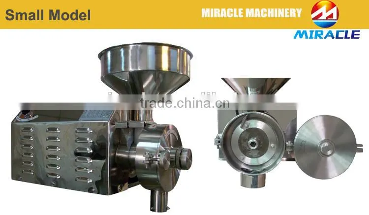 304SS durable food pulverizer/grain and beans grinding machine/pulverizer