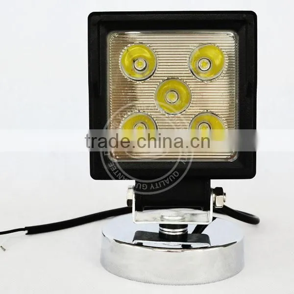 NEW 15W square flood beam led truck work light