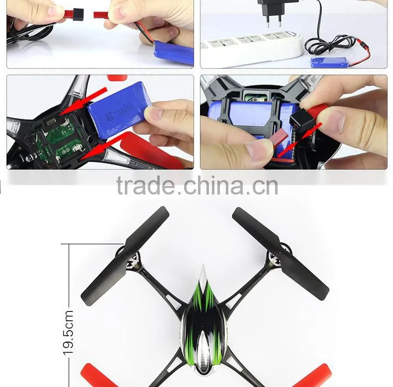 2014 New Product WL V636 2.4G 4CH R/C 4-Axis Quadcopter With Light Outdoor Quadcopter